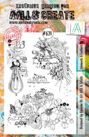 AALL and Create Stamp Set - 621 - Filaments & Feathers