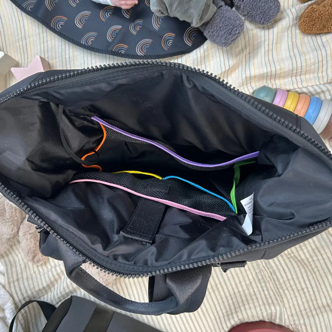 Baby Diaper Backpack | Black | Bag and Bougie