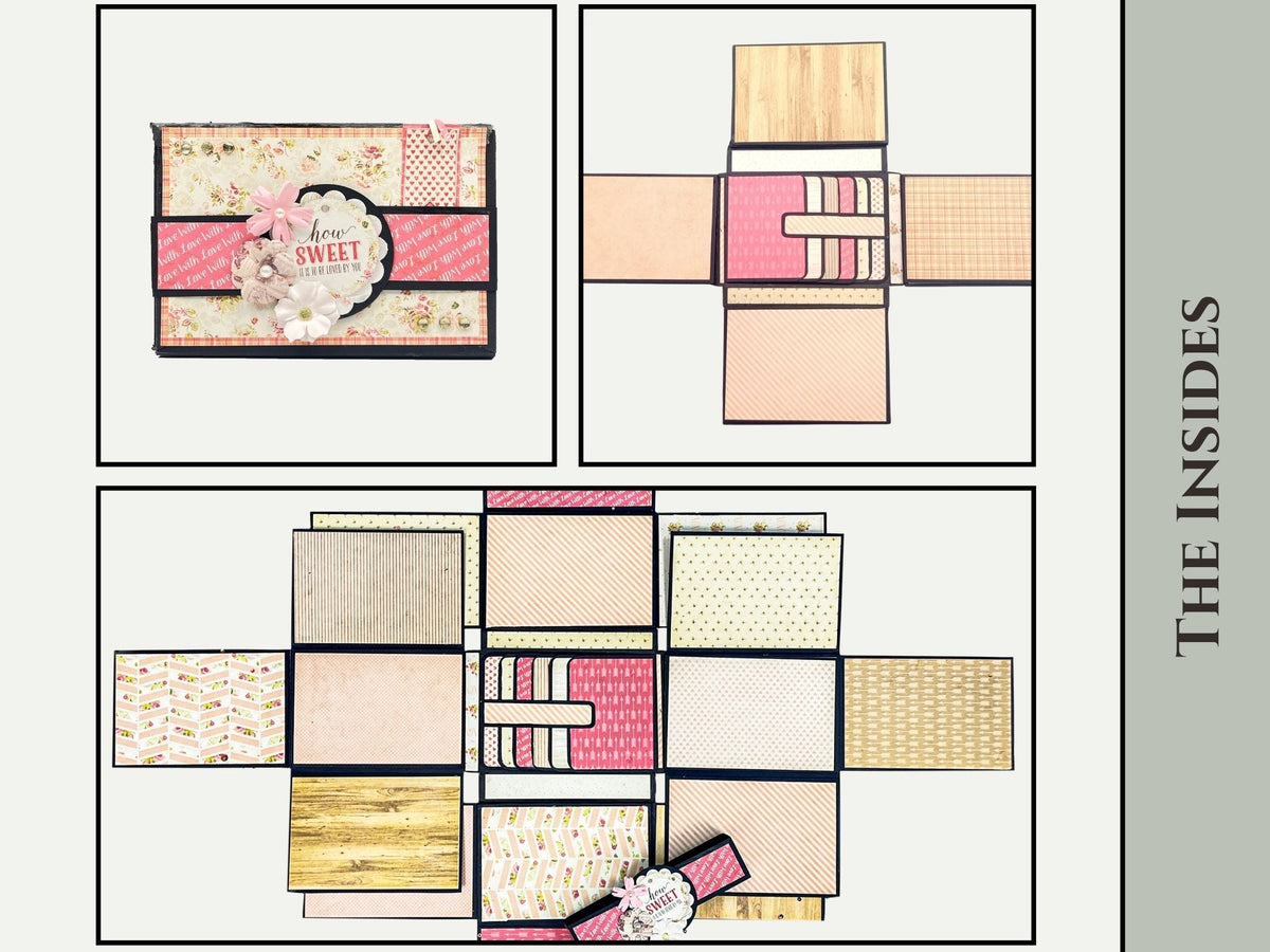 CrafTreat Scrapbook Blanks - Expanding Folio - Kraft Color