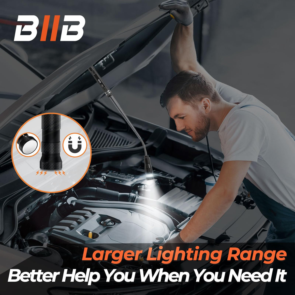 BlIB LED Magnetic Pickup Tool