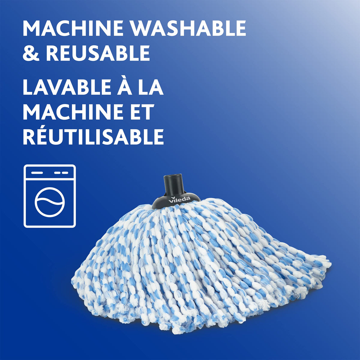 Vileda SuperMop and Bucket Set with 1 Extra Refill