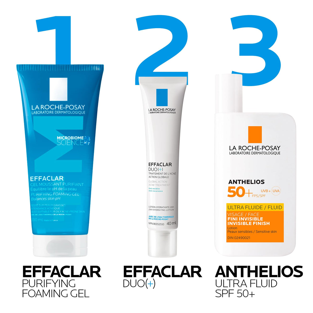 La Roche-Posay Effaclar Purifying Foaming Gel Cleanser, 200 ml