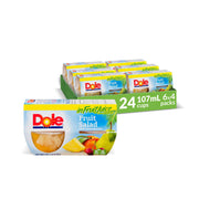 Dole Fruit Bowls, Fruit Salad with Extra Cherries, 107ml, 24 Cups