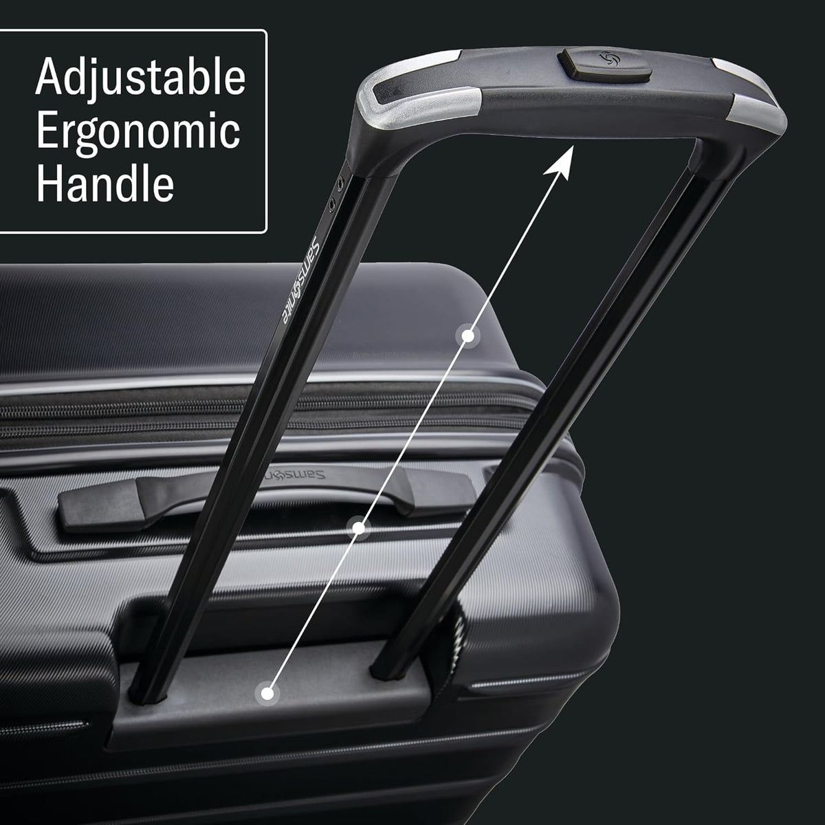 Samsonite Omni 2 Hardside Spinner Carry-On, Arctic Silver