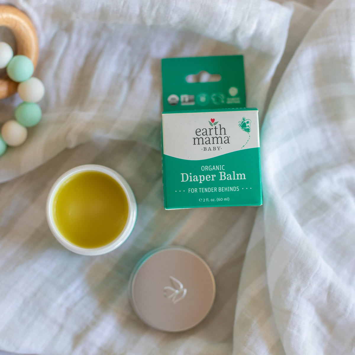 Earth Mama Organic Baby Diaper Balm, 60 ml