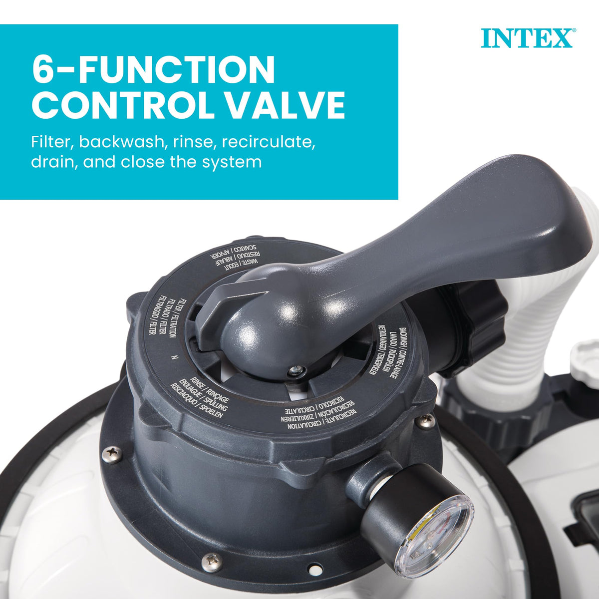 INTEX Krystal Clear 1,500 GPH Sand Filter Pump with Timer