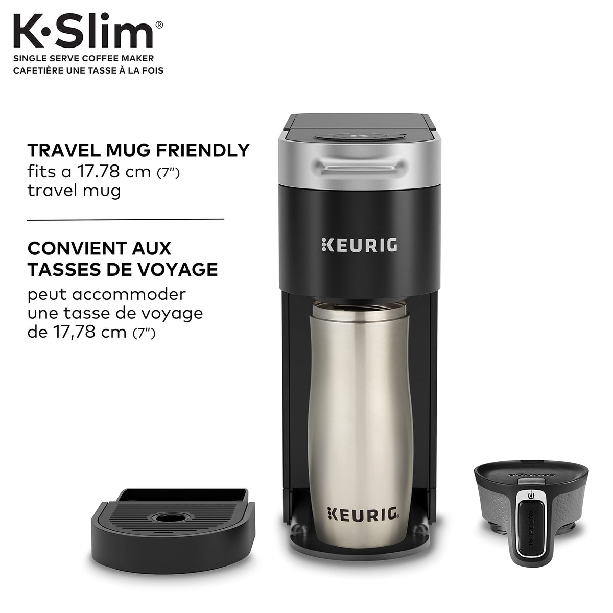 Keurig K-Slim Single Serve Coffee Maker, Black