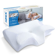HOMCA Memory Foam Cervical Pillow, White