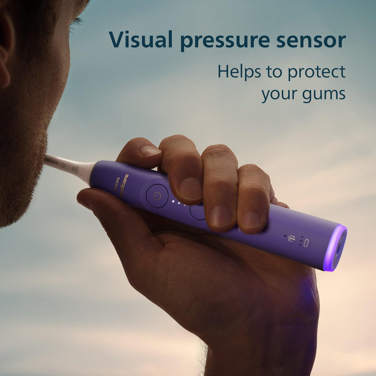 Philips Sonicare 6100 Rechargeable Electric Toothbrush, Plum