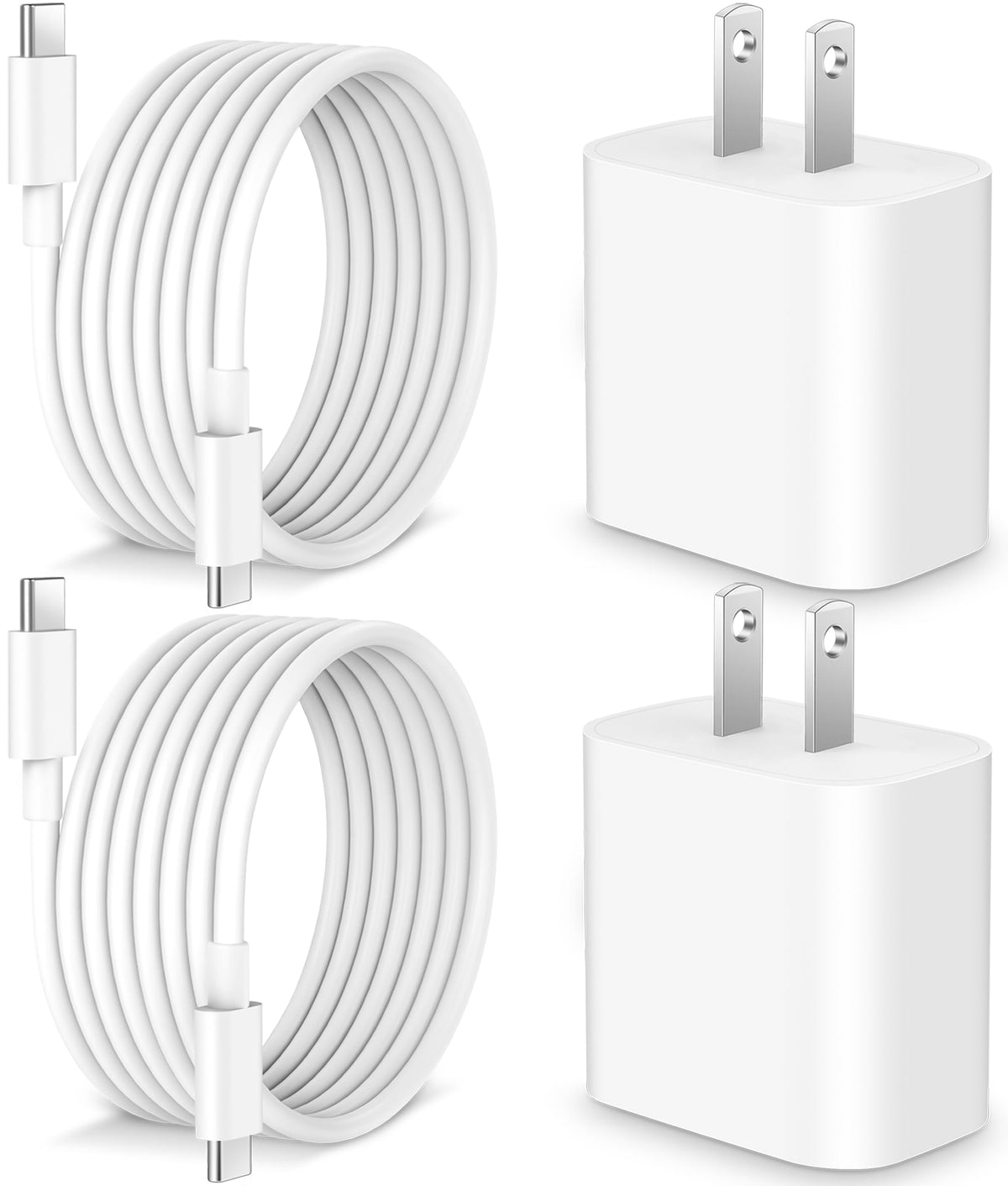40W USB C Charger Block for iPhone, 2 Pack