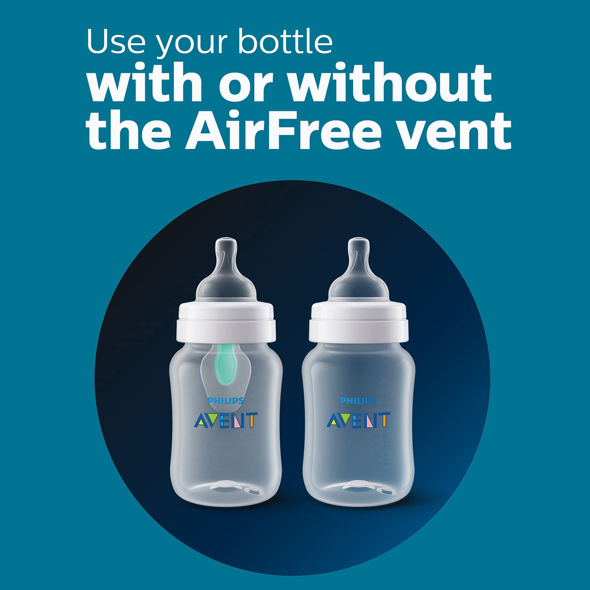 Philips Avent Anti-Colic Bottle, 4oz, 4 Pack, SCY701/04