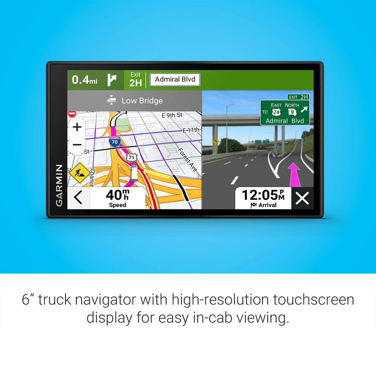 Garmin dēzl OTR620 6" GPS Truck Navigator