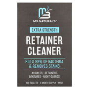 M3 Retainer Cleanser Tablets, Mint, 4 Month Supply