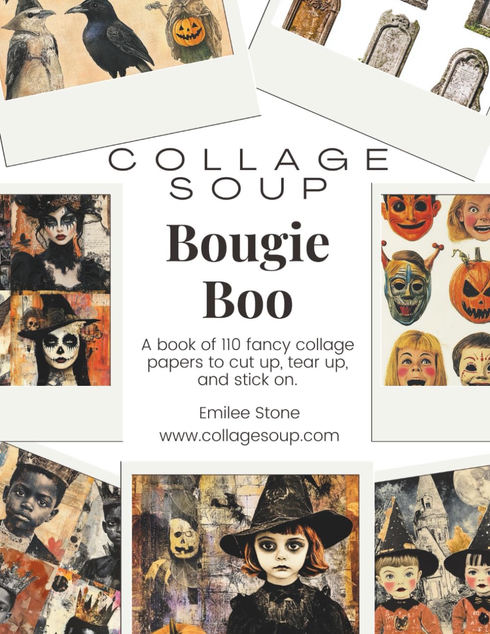 Collage Soup Bougie Boo Collage Book, 115 Papers