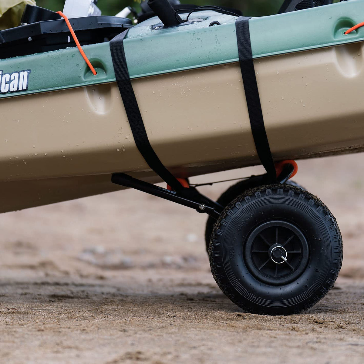 Pelican Universal Canoe, Kayak & SUP Cart, Black, Medium