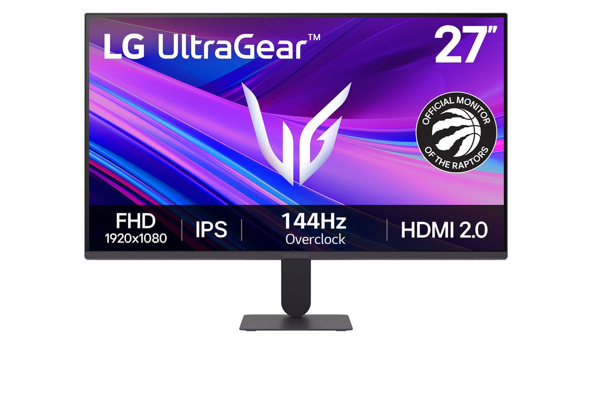 LG UltraGear 27-Inch FHD IPS Gaming Monitor, 144Hz, 27G411A-B