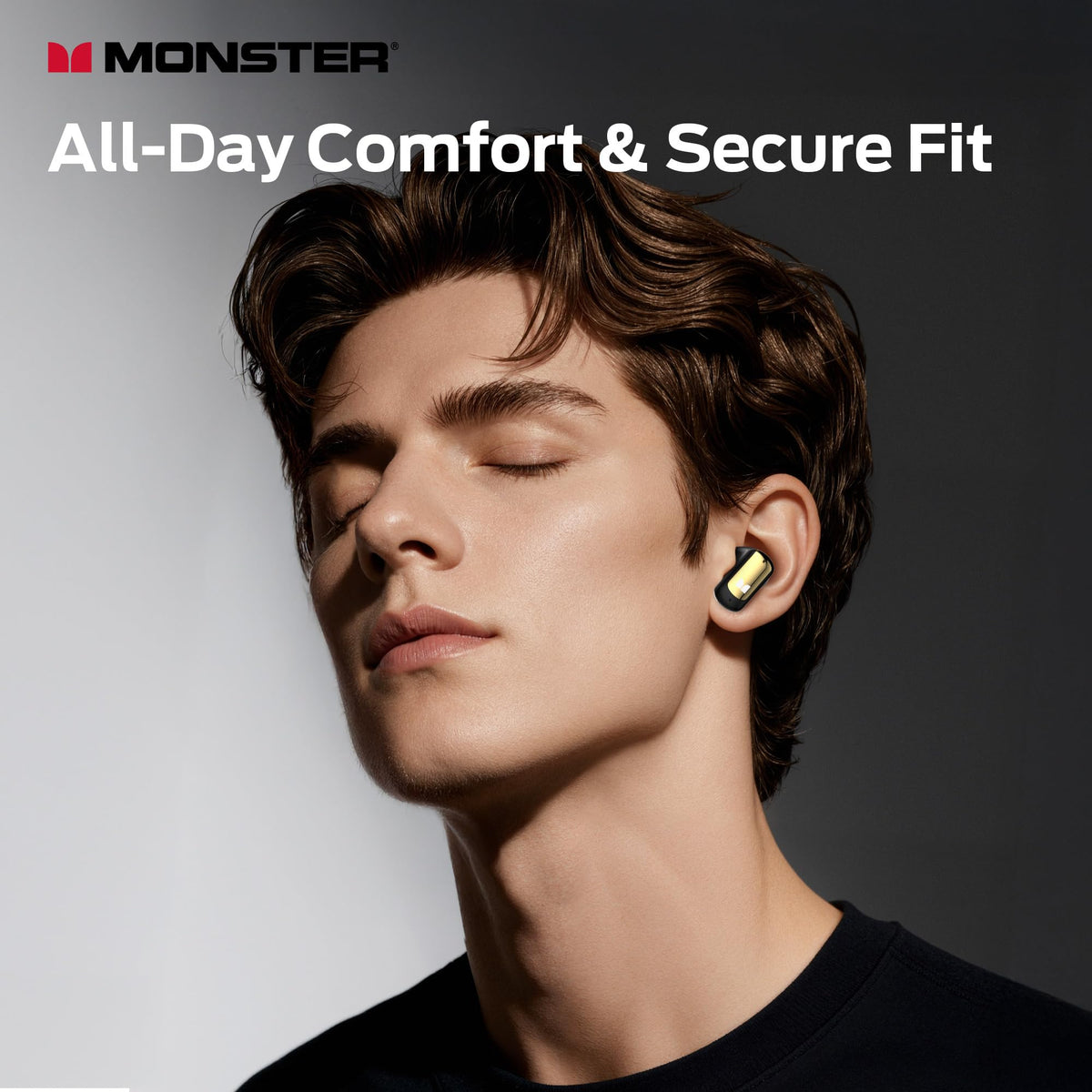 Monster N-Lite 217 Wireless Bluetooth 6.0 Earbuds, Black