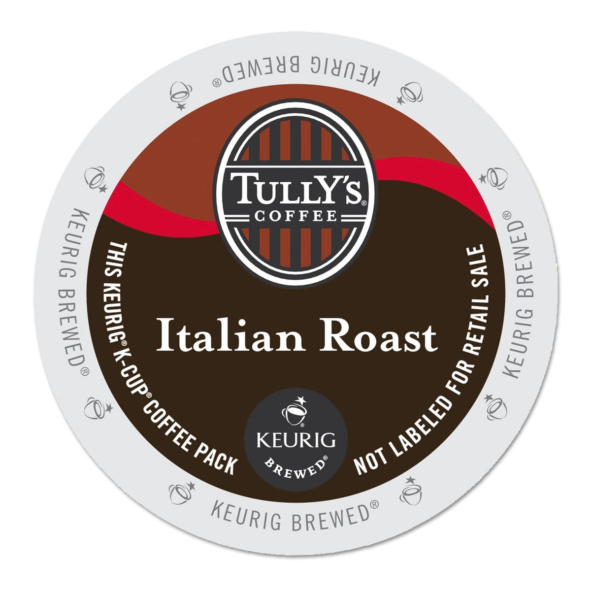 Tully's Italian Roast Coffee K-Cup Pods, 24 Count