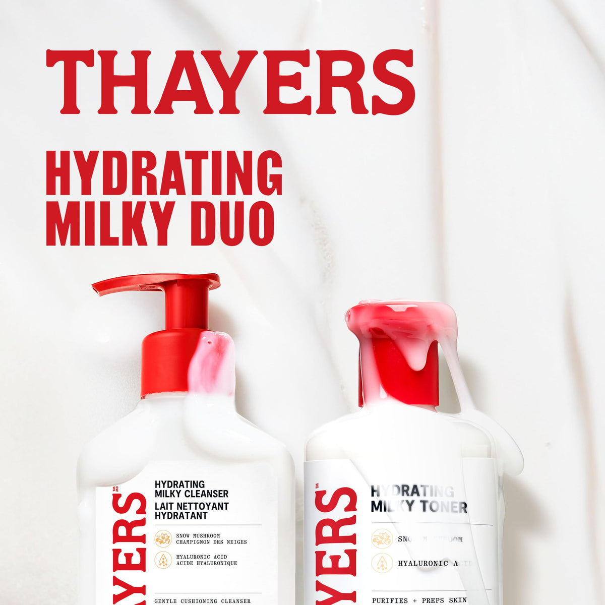THAYERS Milky Hydrating Face Cleanser, 8 fl oz