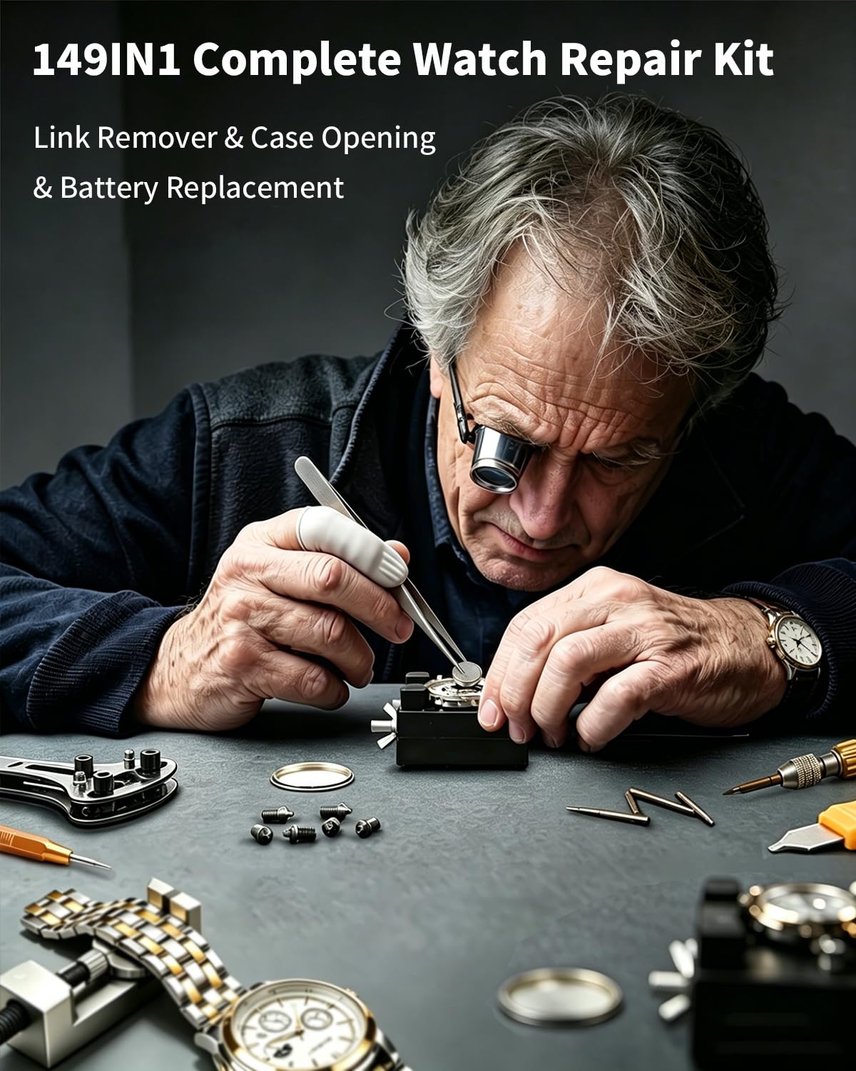 EasyTime Watch Repair Kit with Link Removal Tool