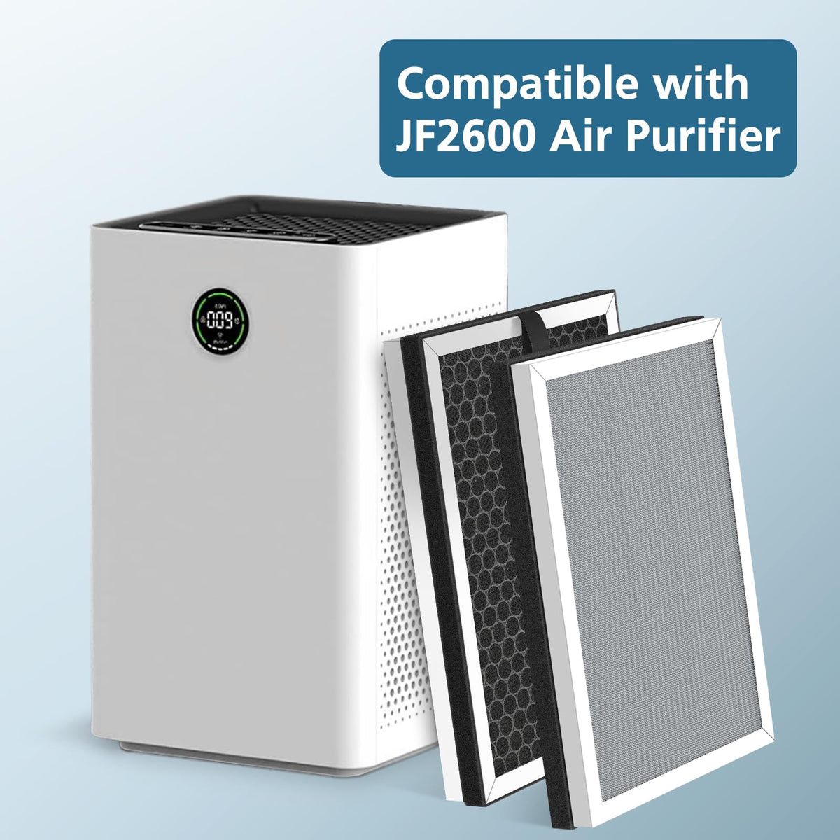 JF260 Air Purifier Replacement Filter, 4 Pack