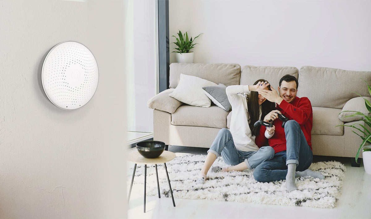 Airthings Wave Radon Smart Radon Detector with Humidity & Temp Sensor