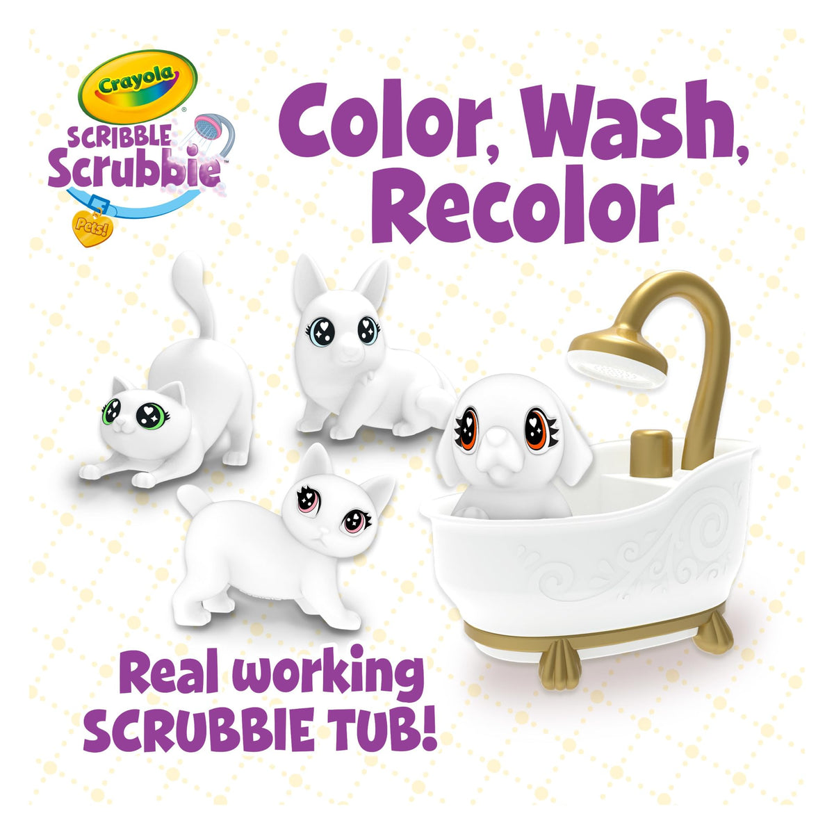 Crayola Scribble Scrubbie Pets Tub Playset