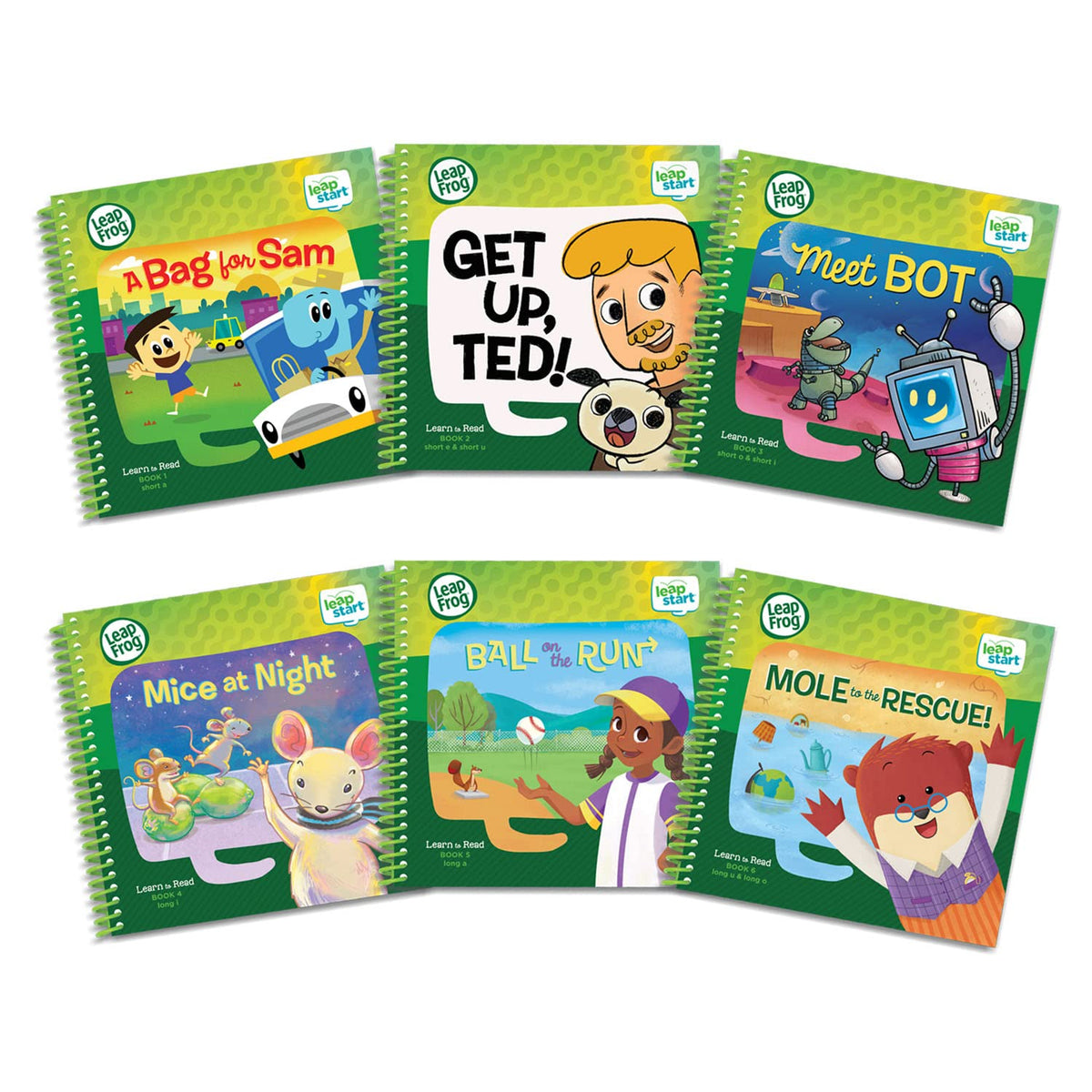 LeapFrog LeapStart Learn to Read Volume 1, 6 Book Set