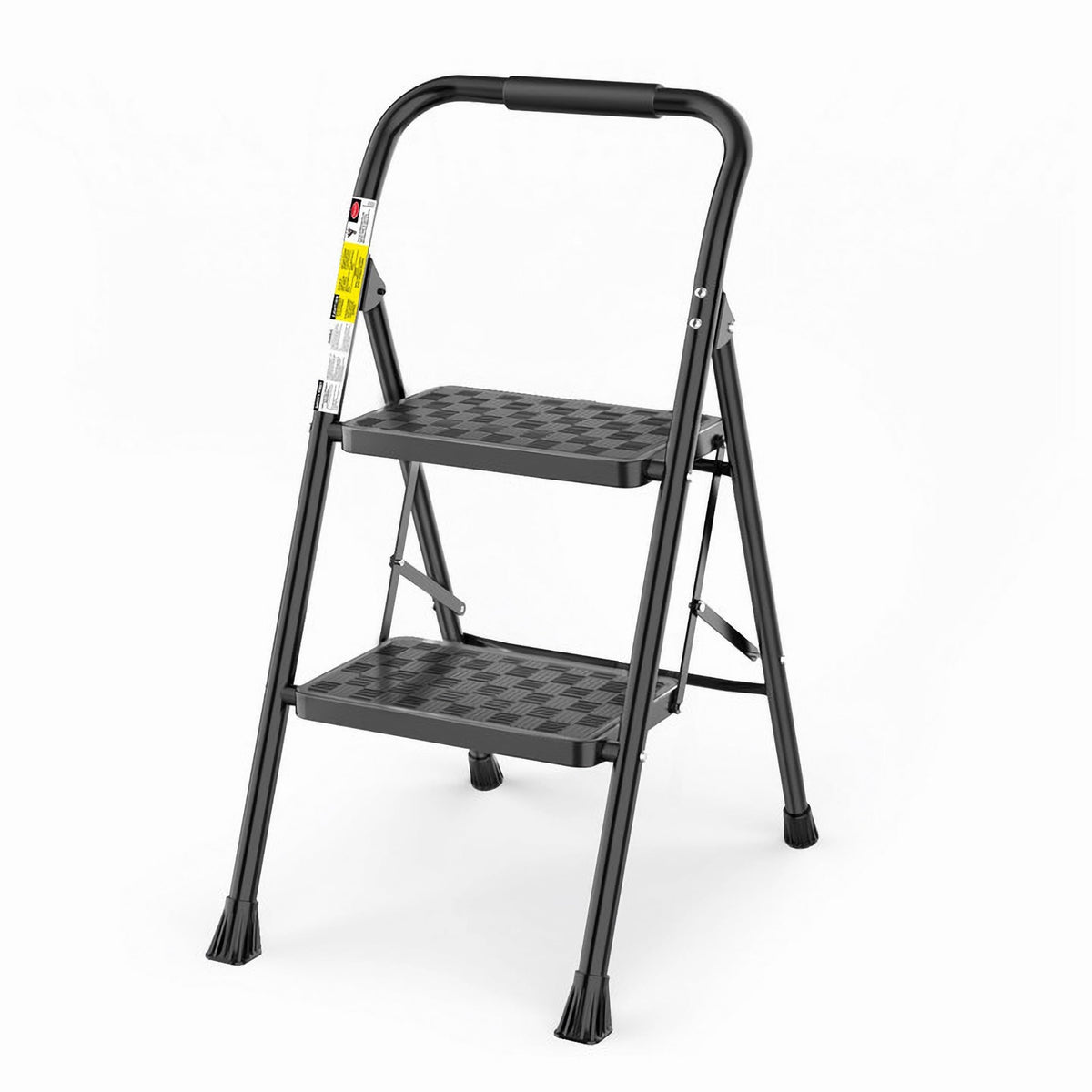 HBTower 2 Step Folding Step Stool, Cushioned Handle, 330 lbs