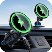 Lamicall 15W MagSafe Wireless Car Mount Charger, Vent and Dashboard