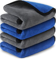 Airlab Microfibre Car Drying Towels, 800 GSM, 40 x 40 cm, 4-Pack
