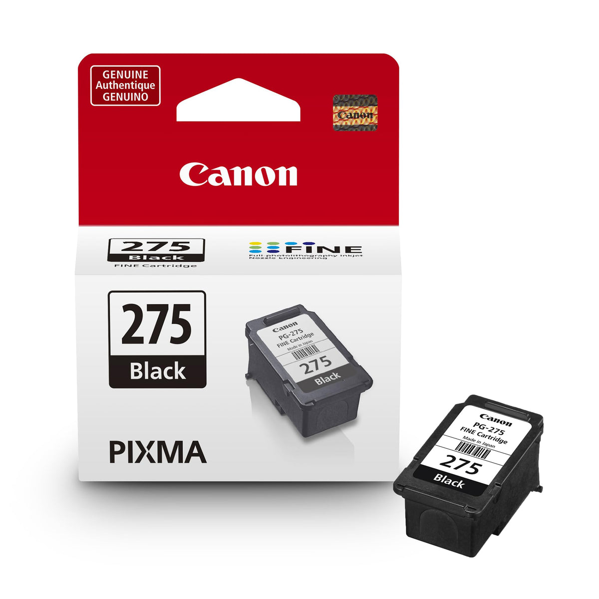 Canon PG-275 Black Ink Cartridge, 1 Count