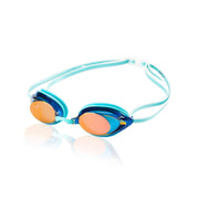 Speedo Women's Mirrored Vanquisher 2.0 Swim Goggles, Aqua