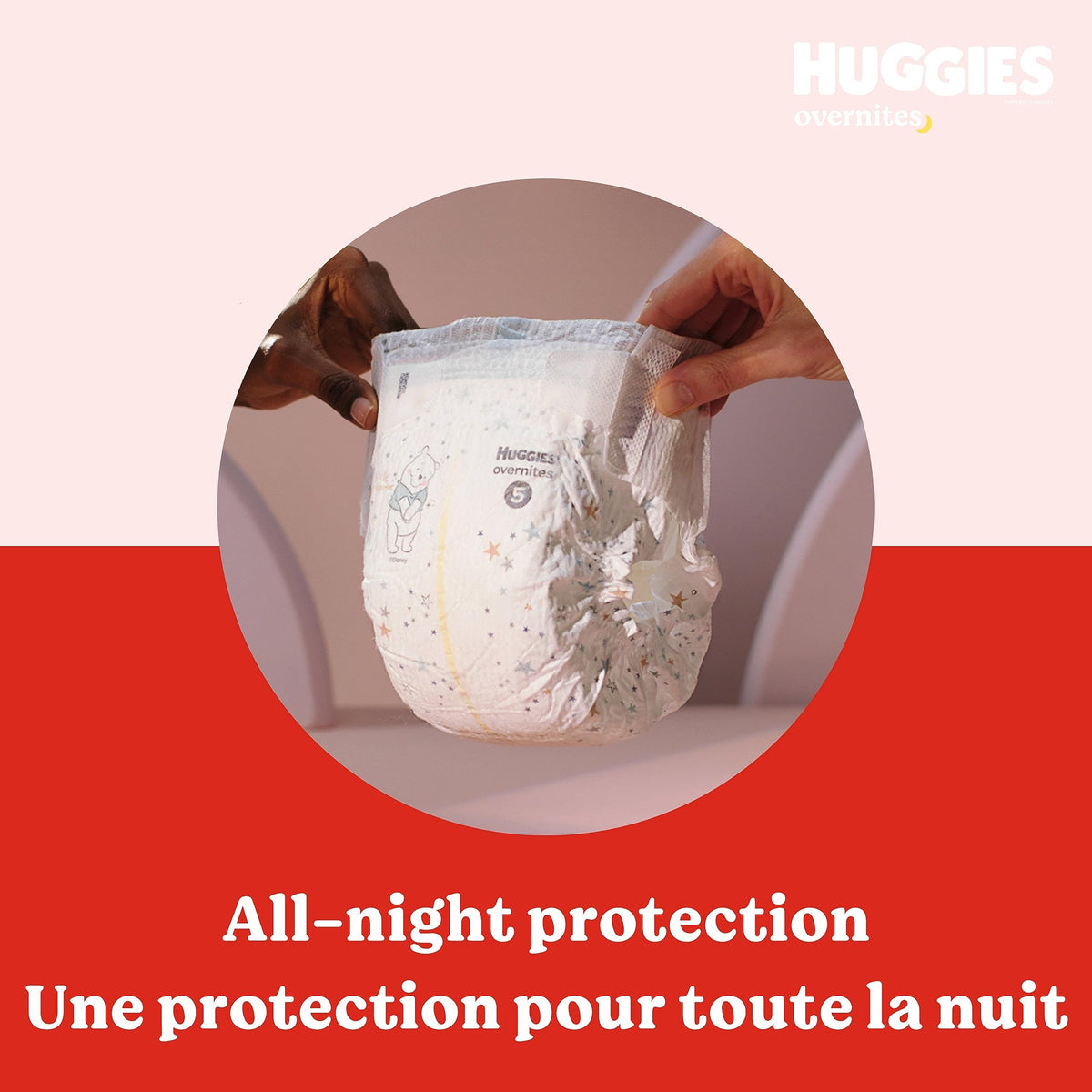 Huggies Overnites Nighttime Diapers, Size 7 (41+ lbs), 68 Count