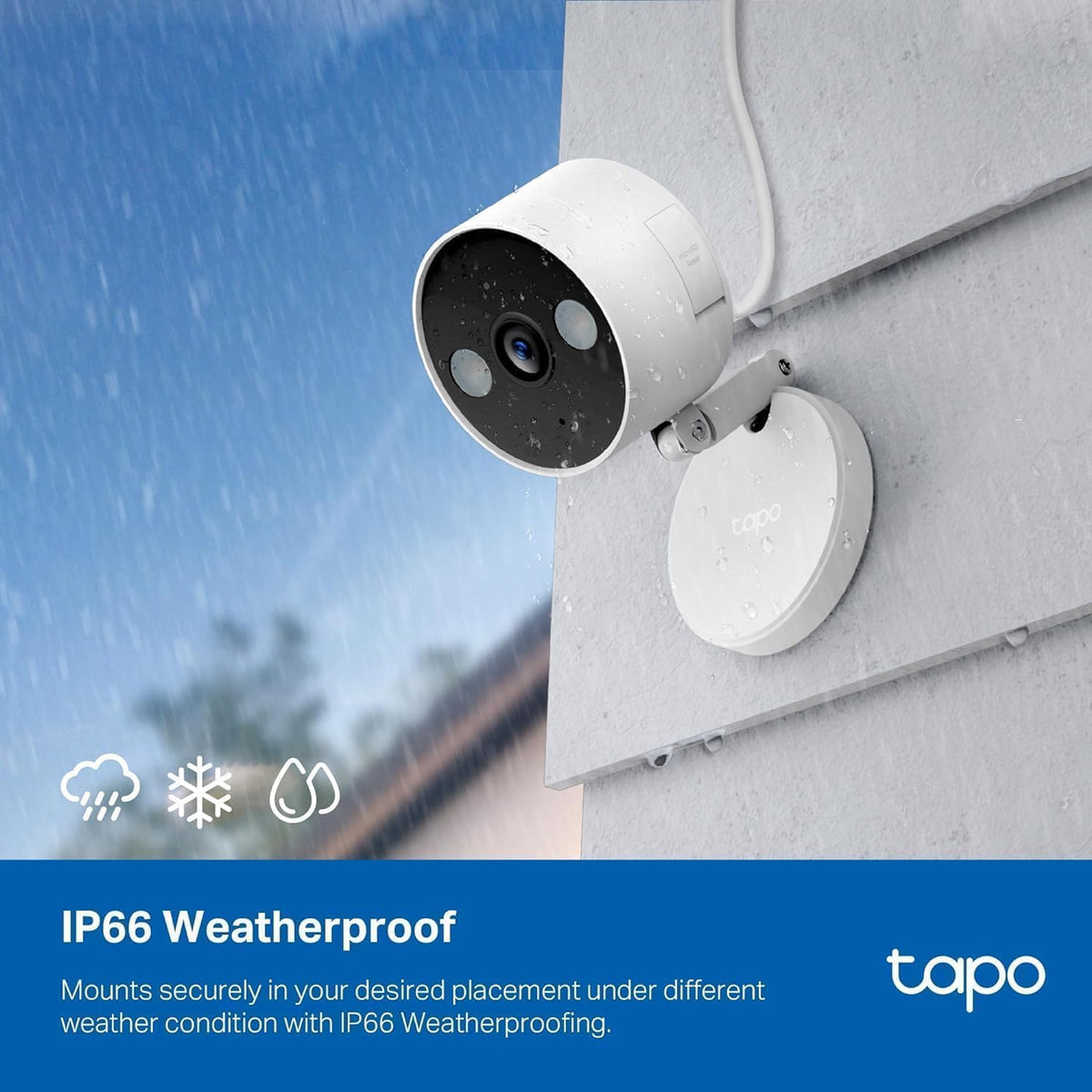 TP-Link Tapo C120 2K QHD Security Camera, 2-Pack, Indoor/Outdoor