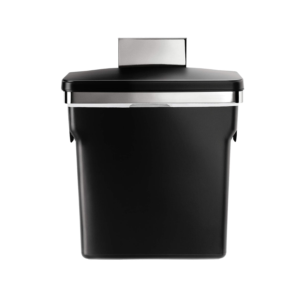 simplehuman In-Cabinet Trash Can, Black, 10 L