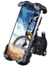 Lamicall Bike and Motorcycle Phone Mount, Black