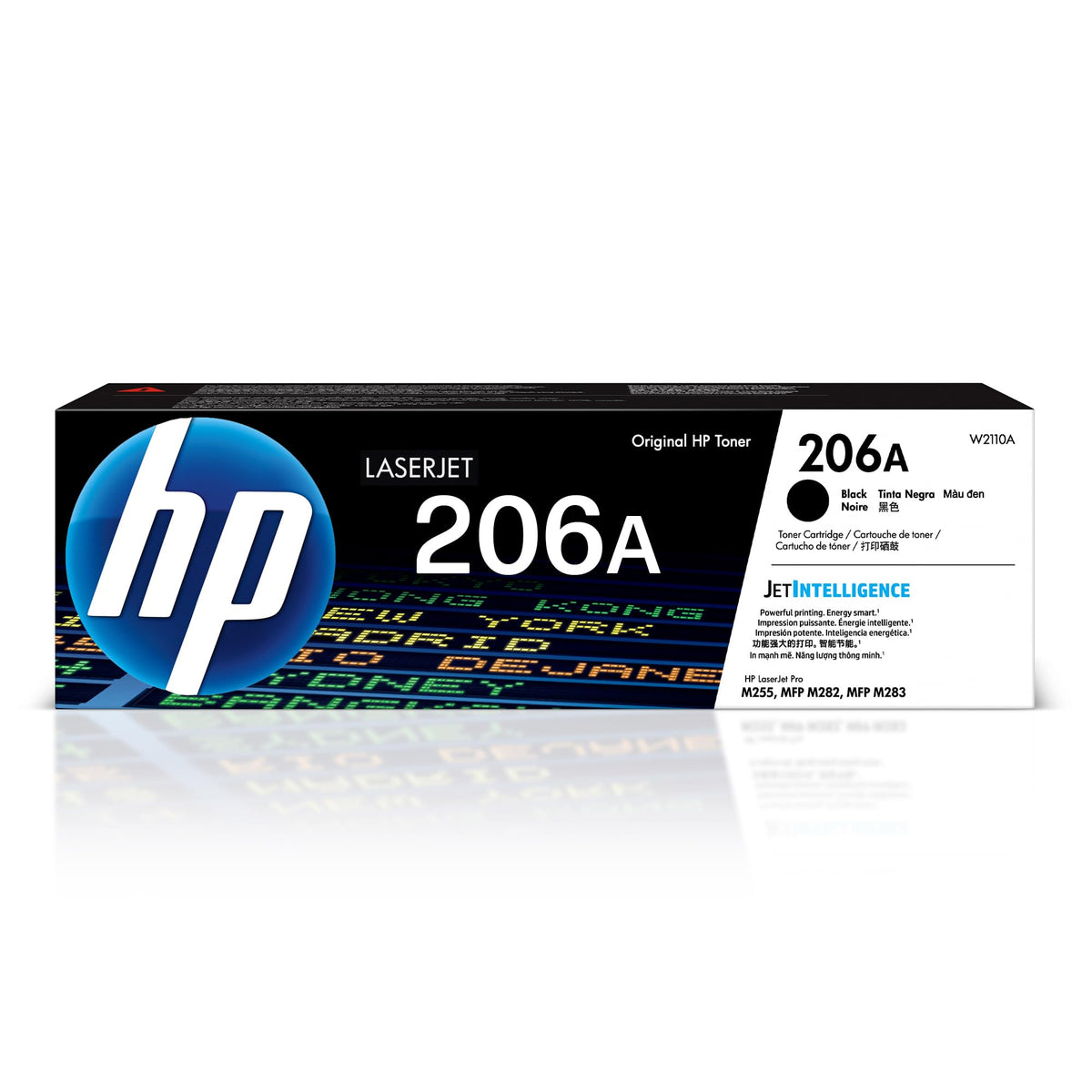 HP 206A Black Original Toner Cartridge, W2110A