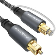 WARRKY Nylon Braided Optical Audio Cable