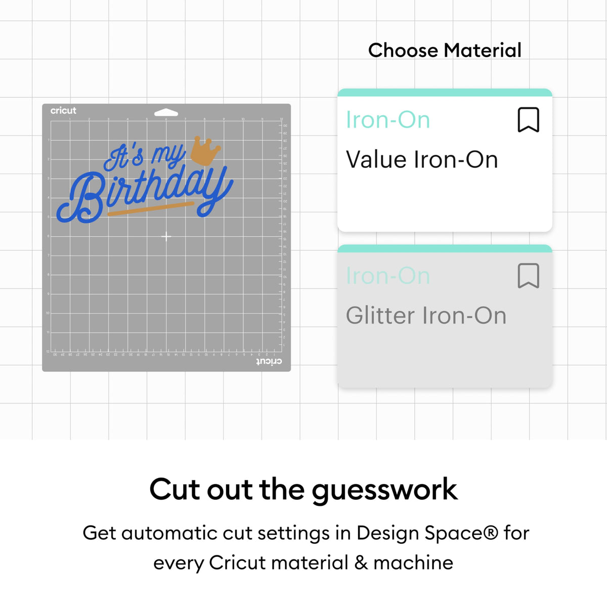 Cricut Value Iron-On, Black, 12 in x 20 ft