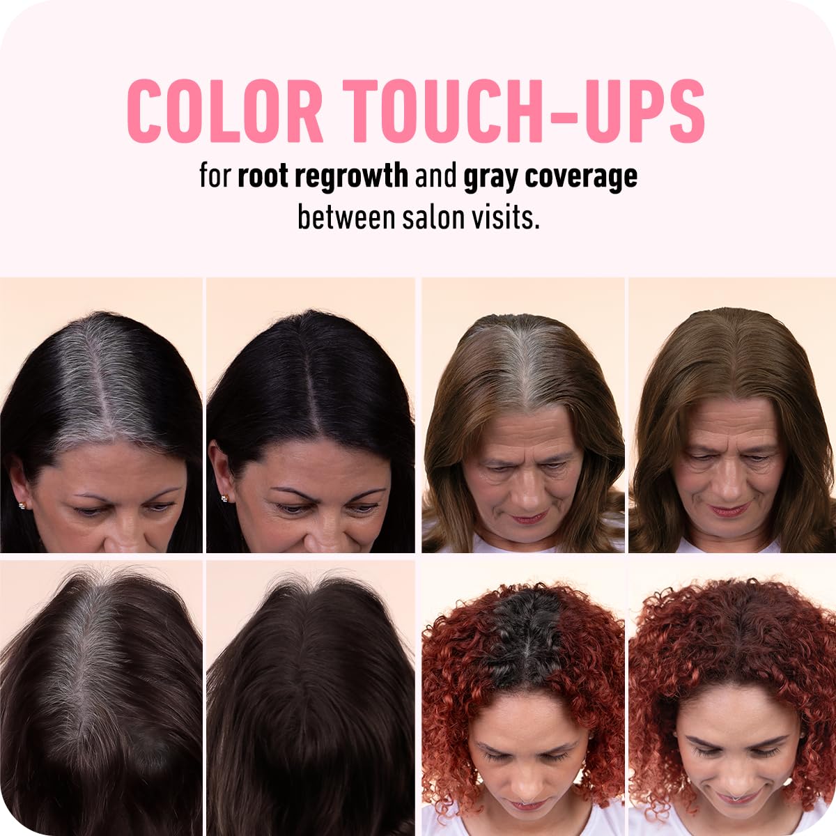 BOLDIFY Hairline Powder Root Touch-Up, Dark Brown
