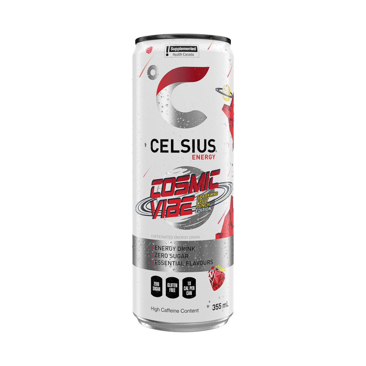 Celsius Sparkling Cosmic Vibe Energy Drink, 355ml, Pack of 12