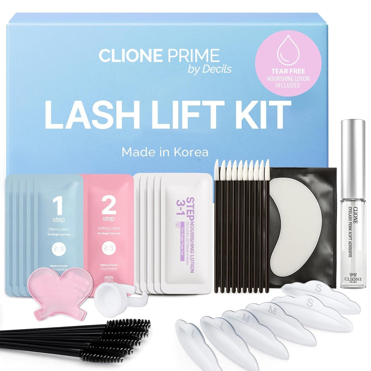 Korean Lash Lift Kit, 5 Sets