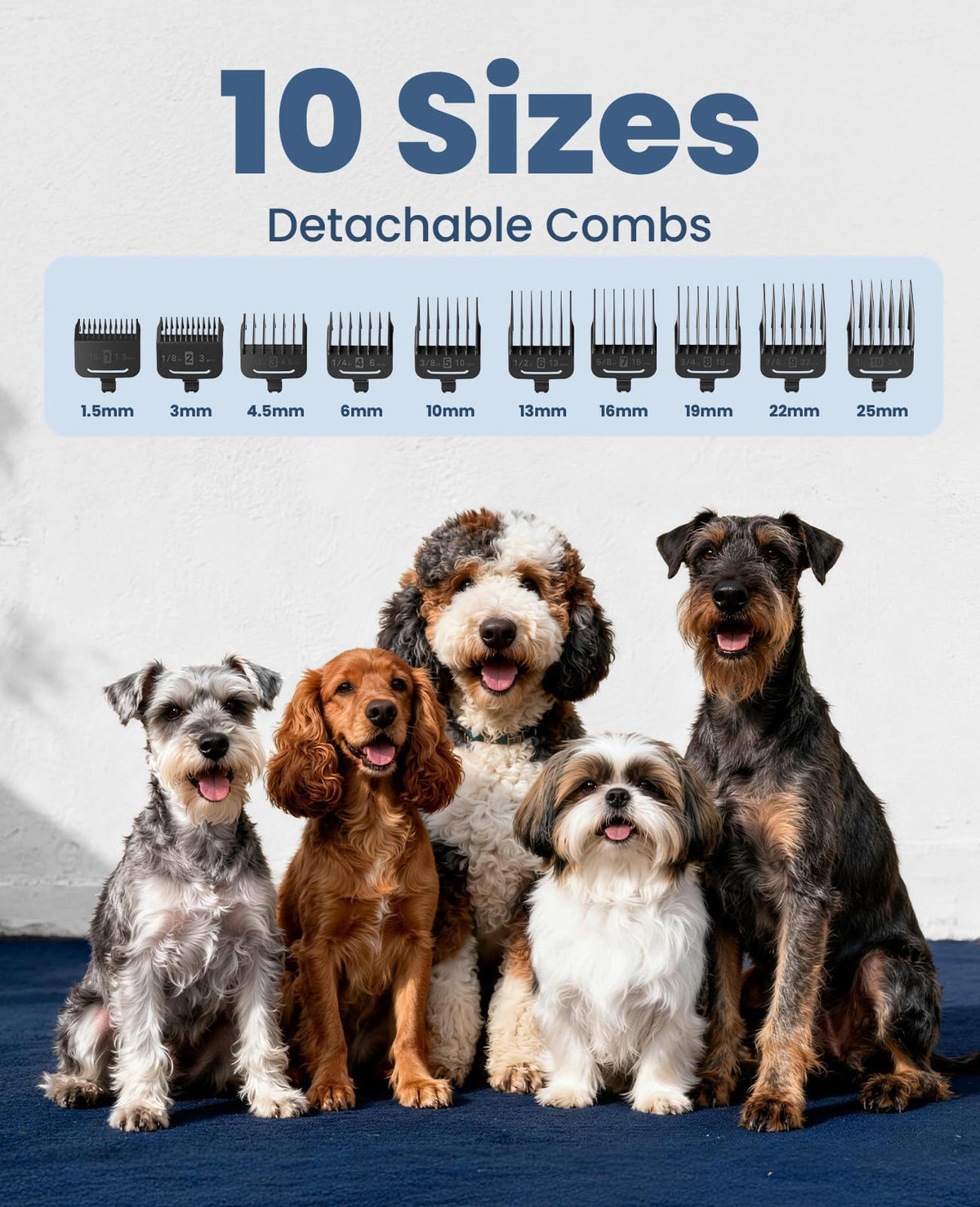oneisall Cordless Dog Clippers for Thick Coats