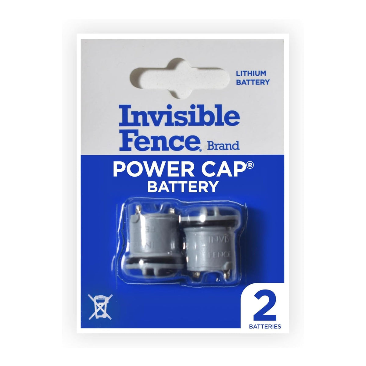 Invisible Fence Power Cap Batteries for Microlite Collars, 2-Pack