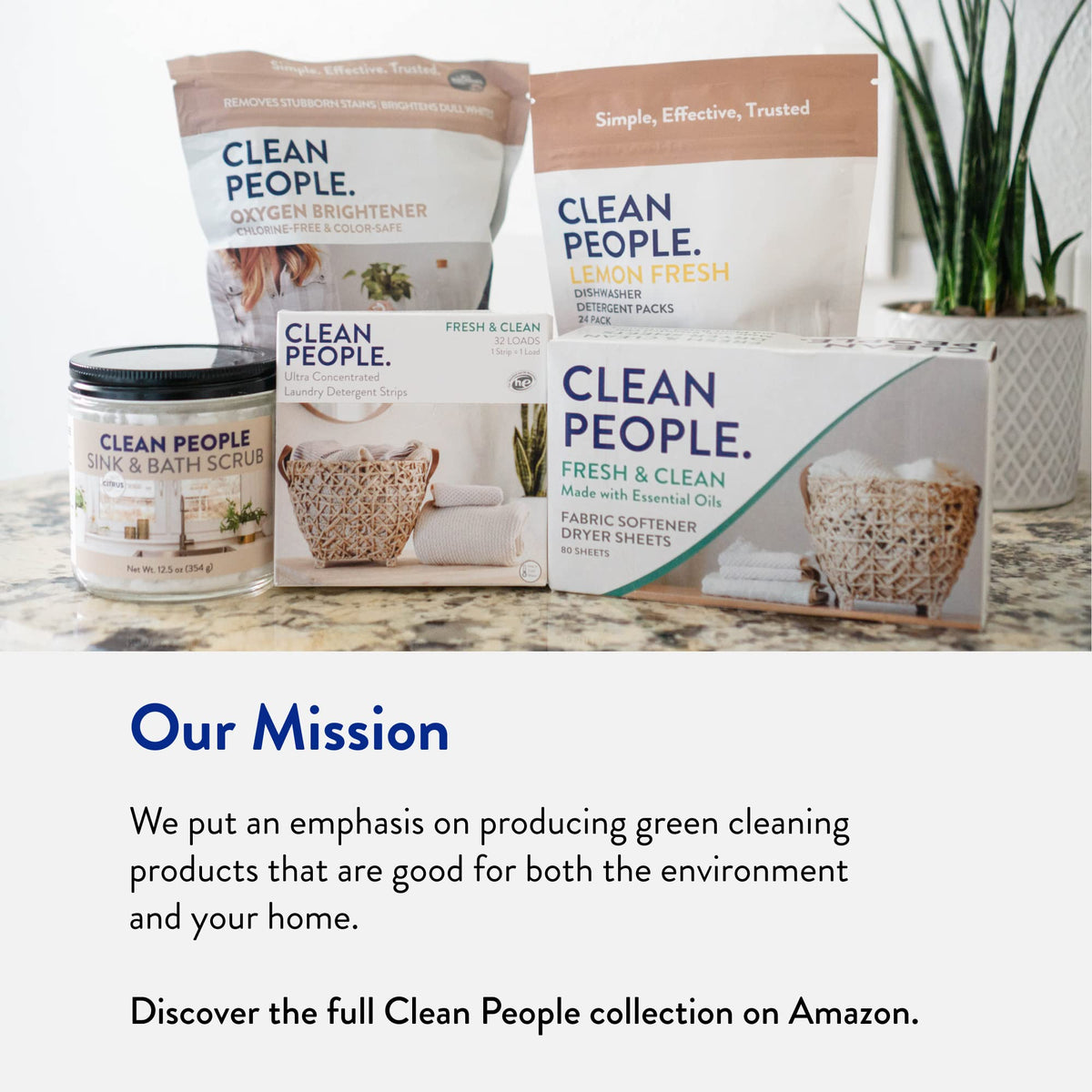 The Clean People Liquid Laundry Detergent, Fresh Scent, 50 Fl Oz