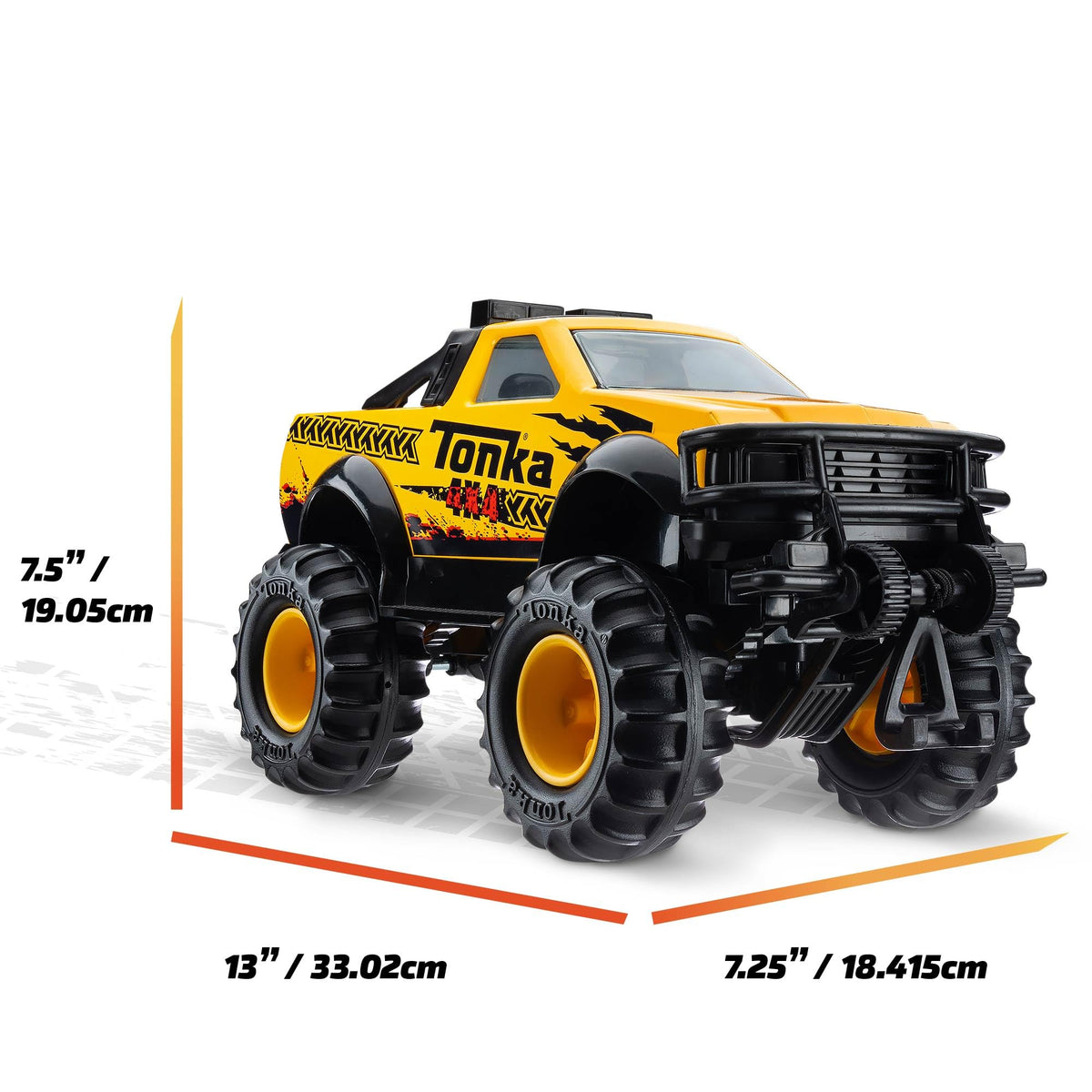 Tonka Steel Classics 4x4 Pickup Truck, Yellow