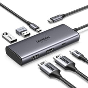 UGREEN 6 in 1 Docking Station for Laptop, 85W