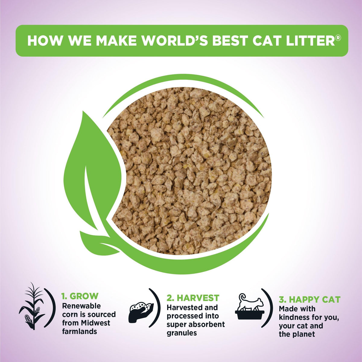 World's Best Cat Litter Multiple Cat Lavender Scented, 32-Pounds