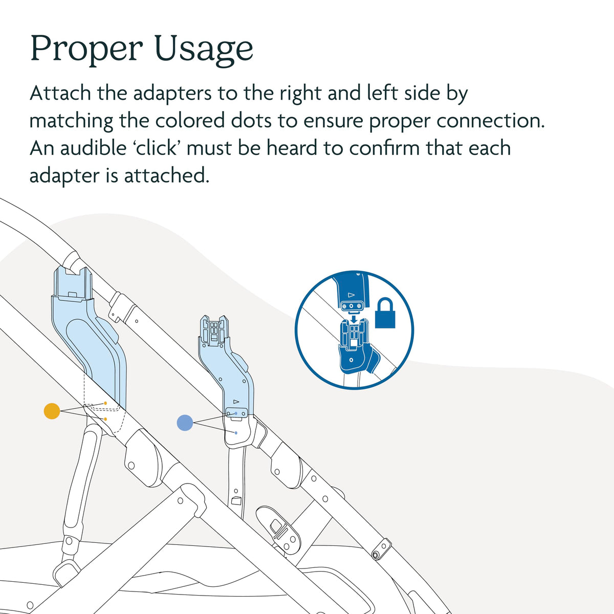 UPPAbaby Upper Adapter for Vista, Vista V2 and Vista V3 Strollers